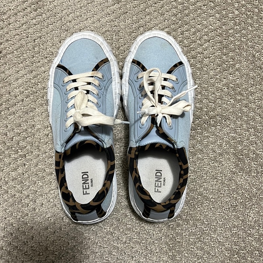 🔥🔥 Sky blue Fendi Sneakers
